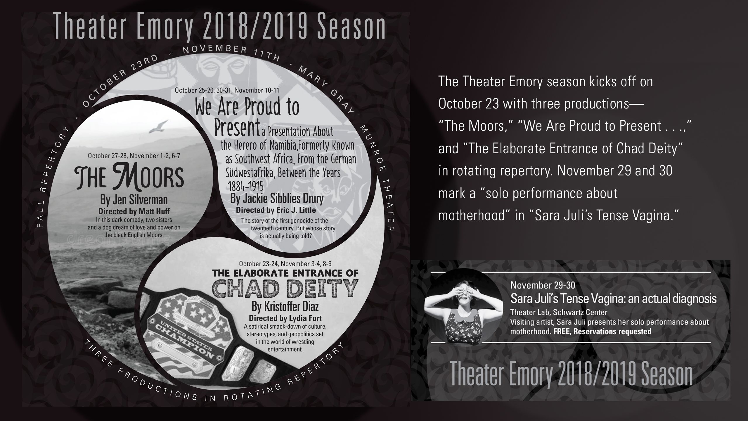 Theater Emory 2018/2019 Season