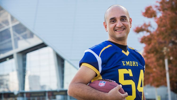 Hany Atallah with football