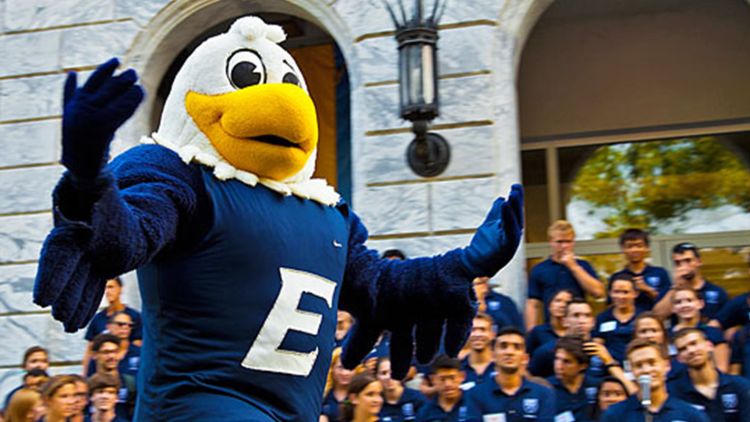 Emory Eagles mascot Swoop