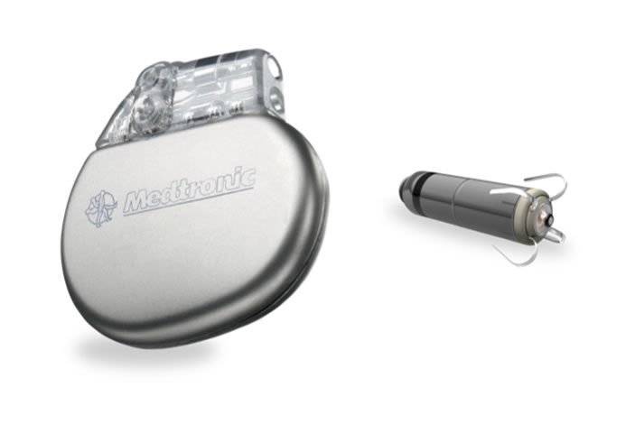 he Medtronic Micra Transcatheter Pacing System is one-tenth the size of conventional pacemakers.