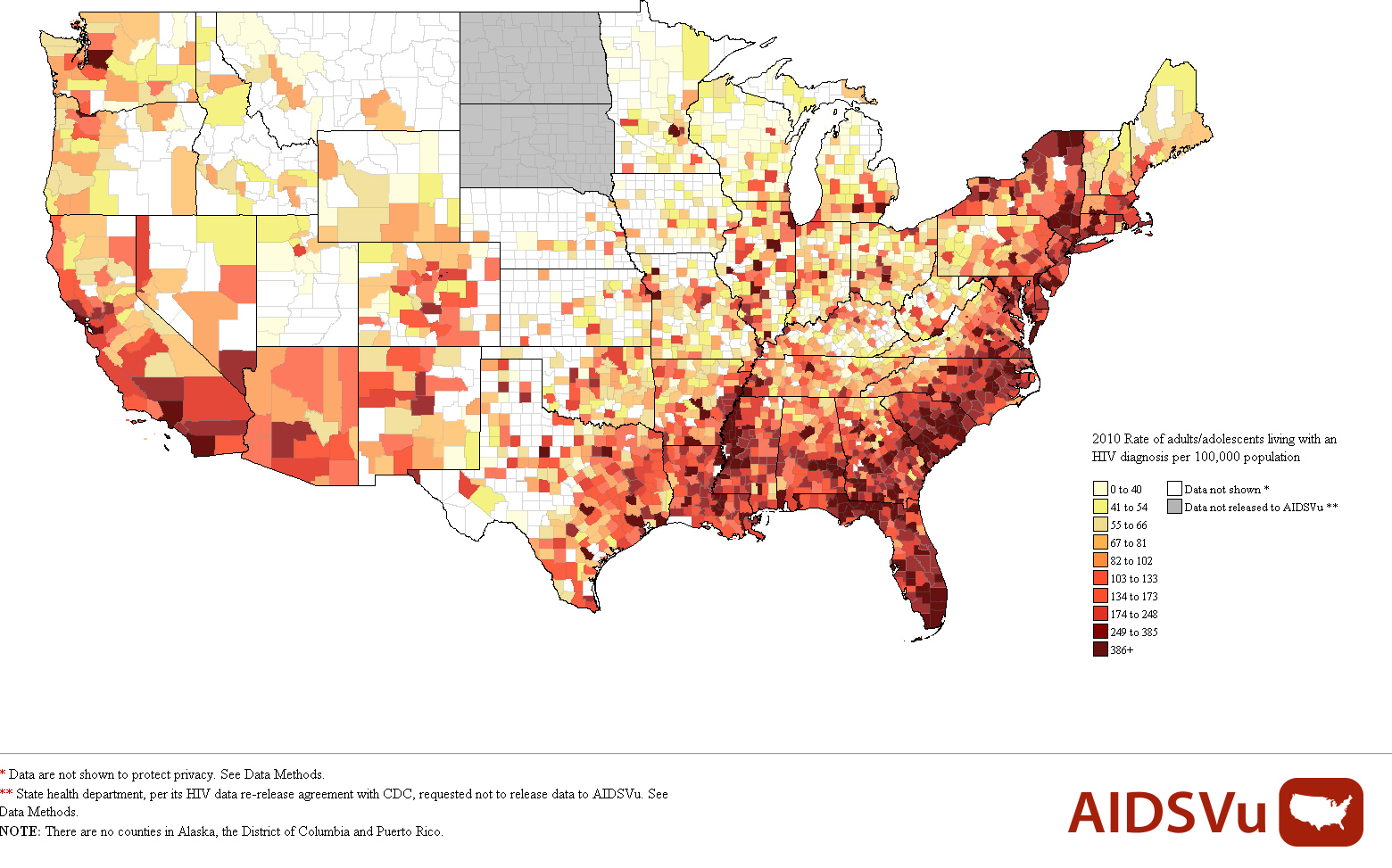 AIDSVu releases new maps that depict impact of HIV in America Emory
