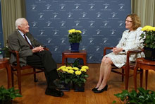 'Conversations with Claire' video series debuts with President Jimmy Carter