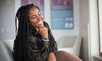 Emory senior Christell Victoria Roach