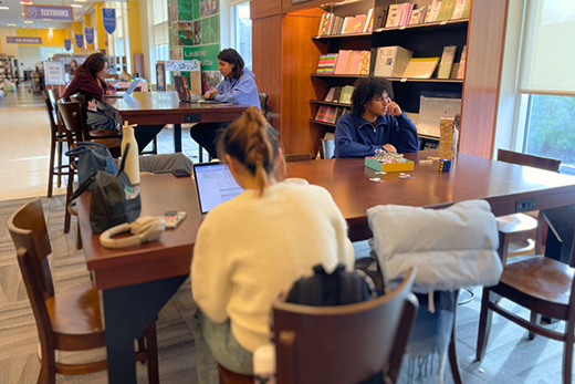 interior photo of bookstore