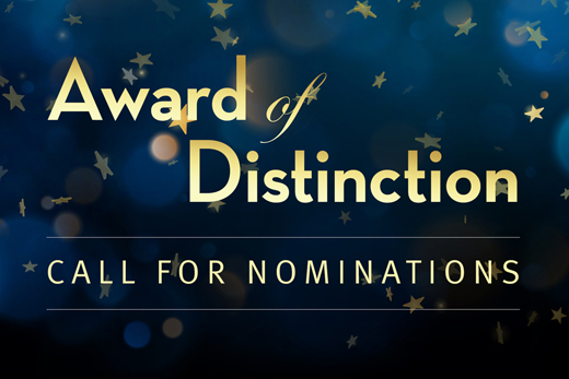 award of distinction nomination graphic