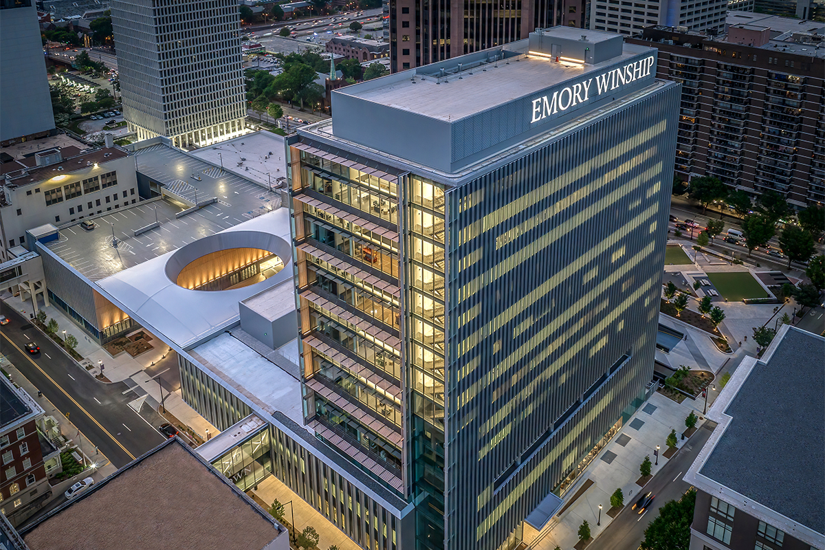 ribbon cutting ceremony at Winship Cancer Institute at Emory Midtown