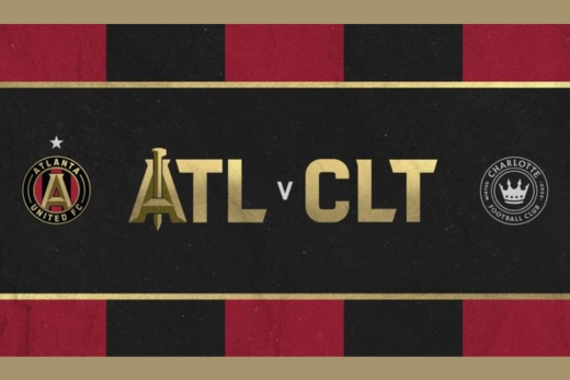 Atlanta United and Charlotte soccer logos
