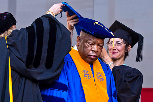 John Lewis at Emory Commencement