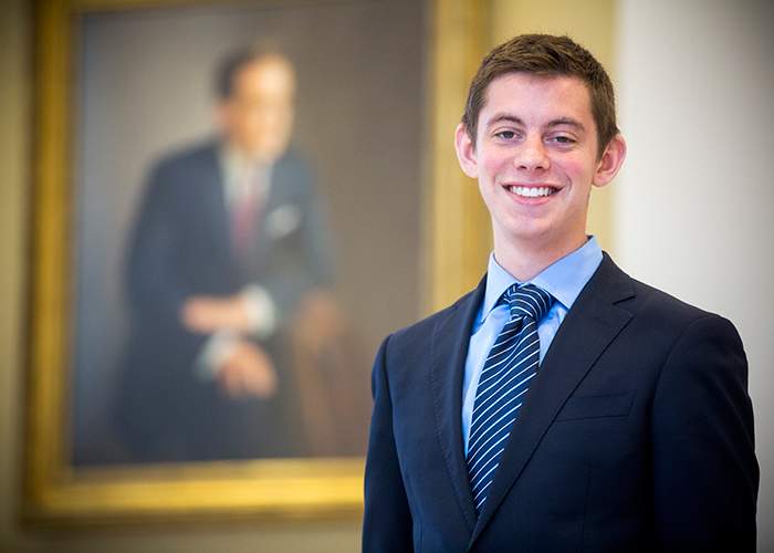 Class of 2017 | Goizueta Business School:
Casey Rhode earns 4.0 GPA while balancing service, varsity sports