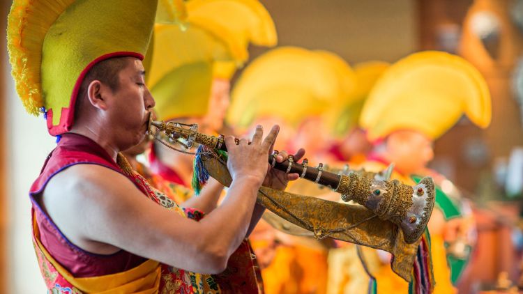Tibet Week begins with an ornate opening ceremony at the Michael C. Carlos Museum.