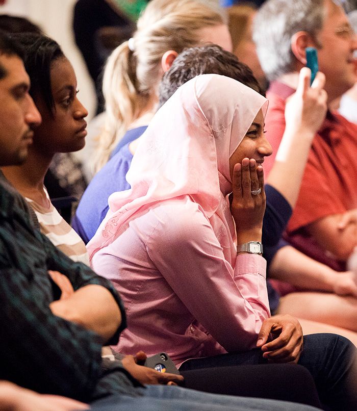  The audience during an IDN event featuring President Carter on The Expansion of Democracy on April 18, 2013