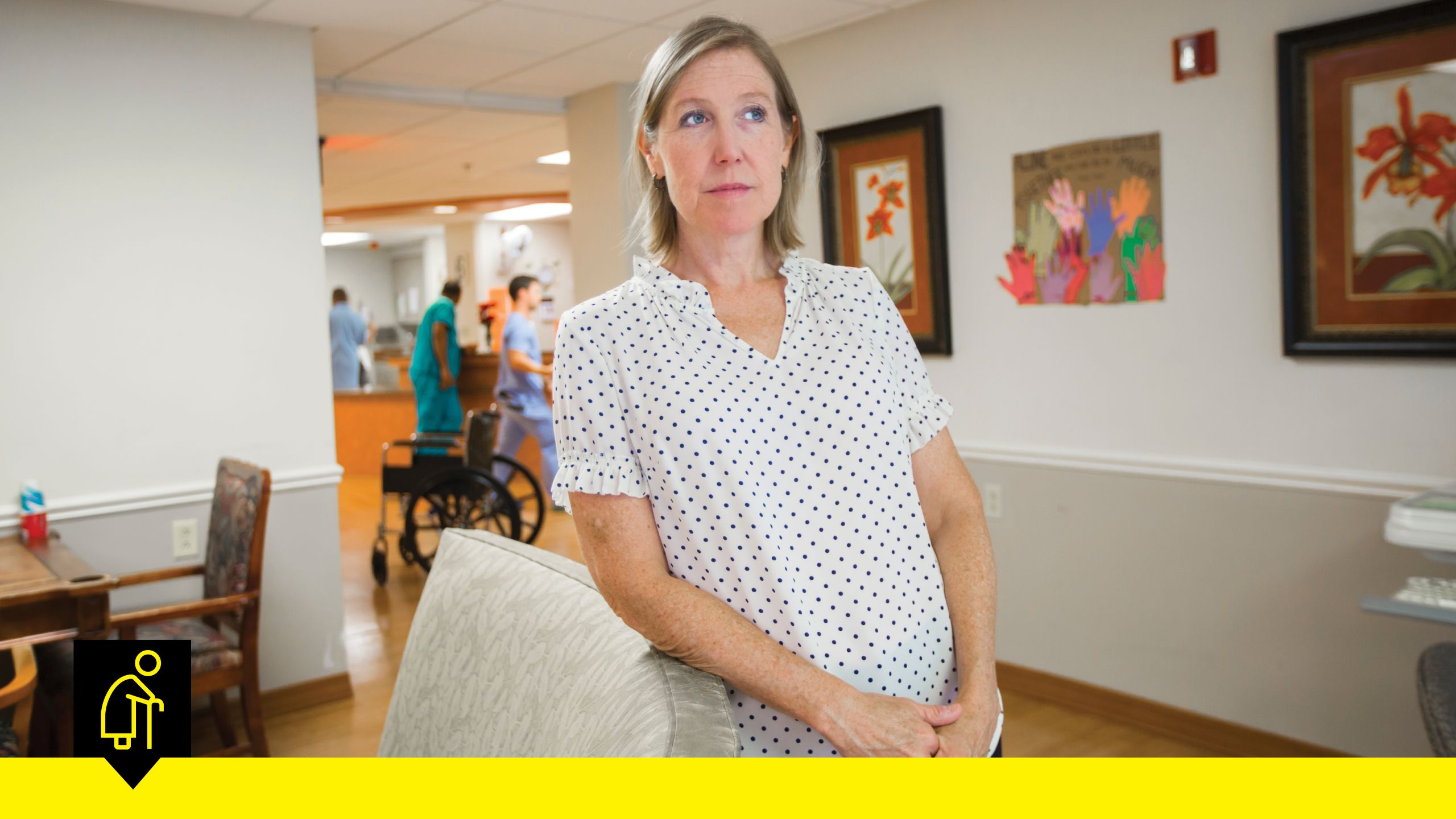 Sarah Blake found that most nursing home residents do get annual flu vaccines, but that many of the nursing home staff do not. She in concerned since they deal with a medically vulnerable population.