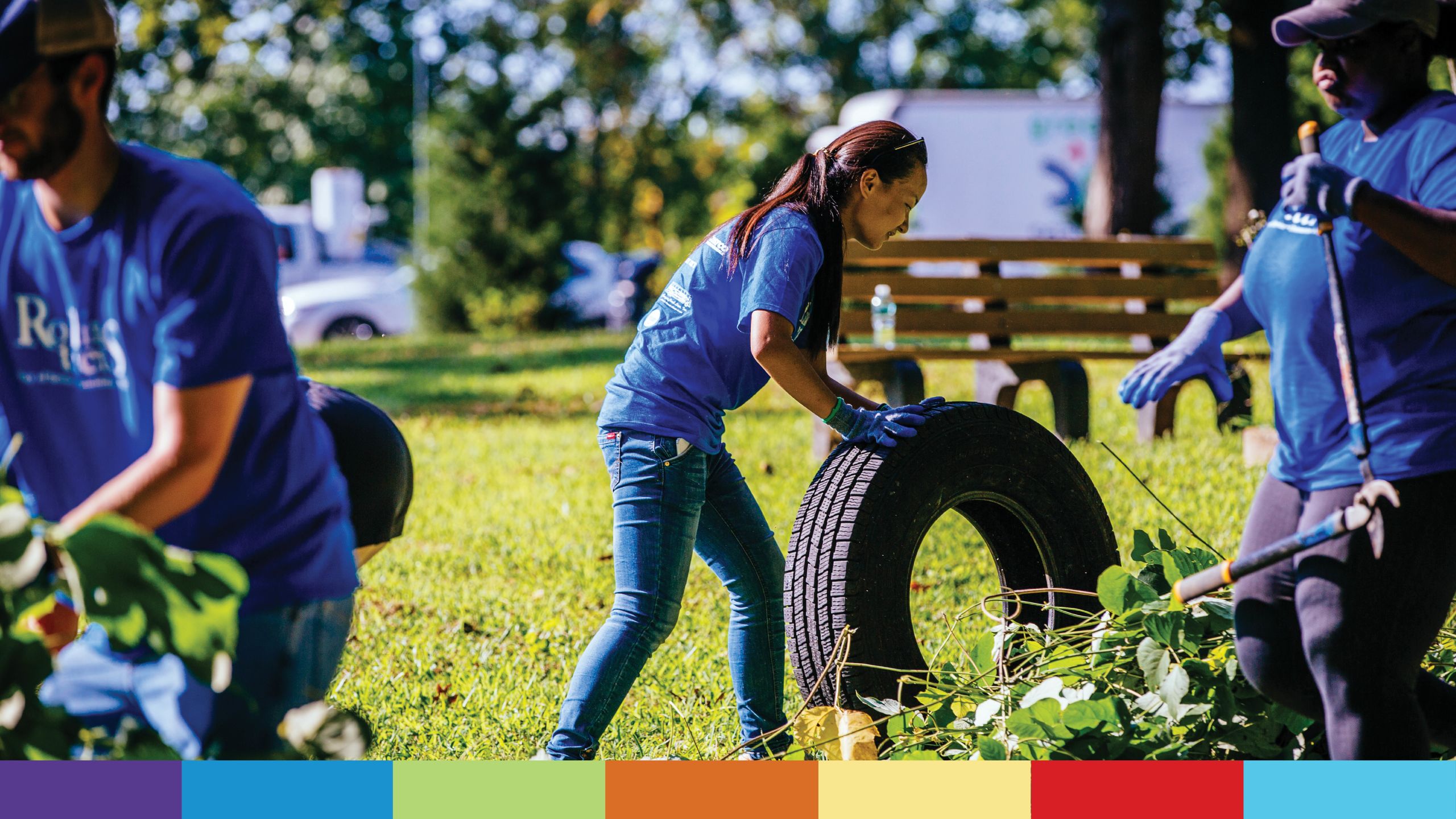 2017 Rollin-teer pushing tire