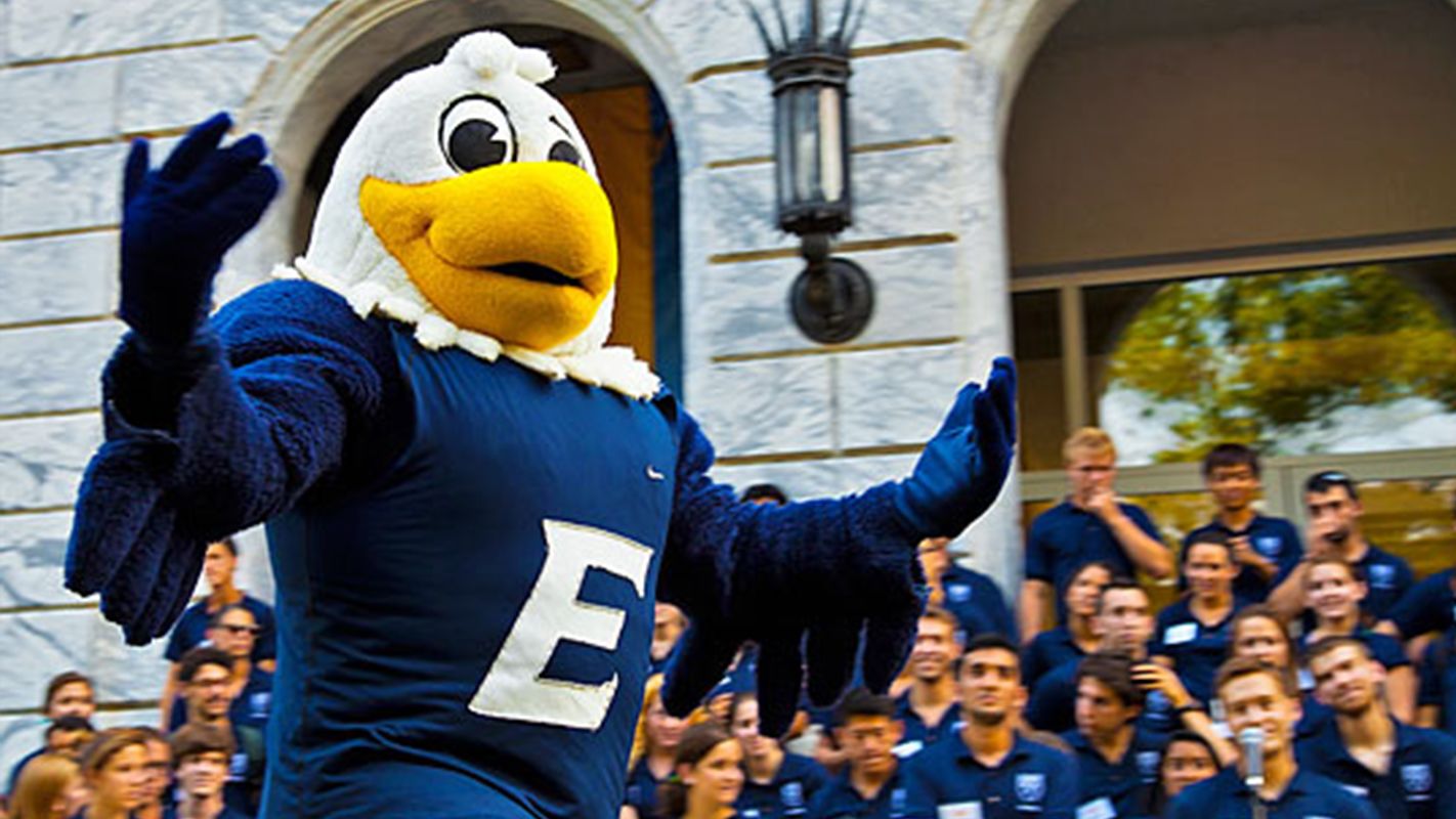 Emory Eagles mascot Swoop