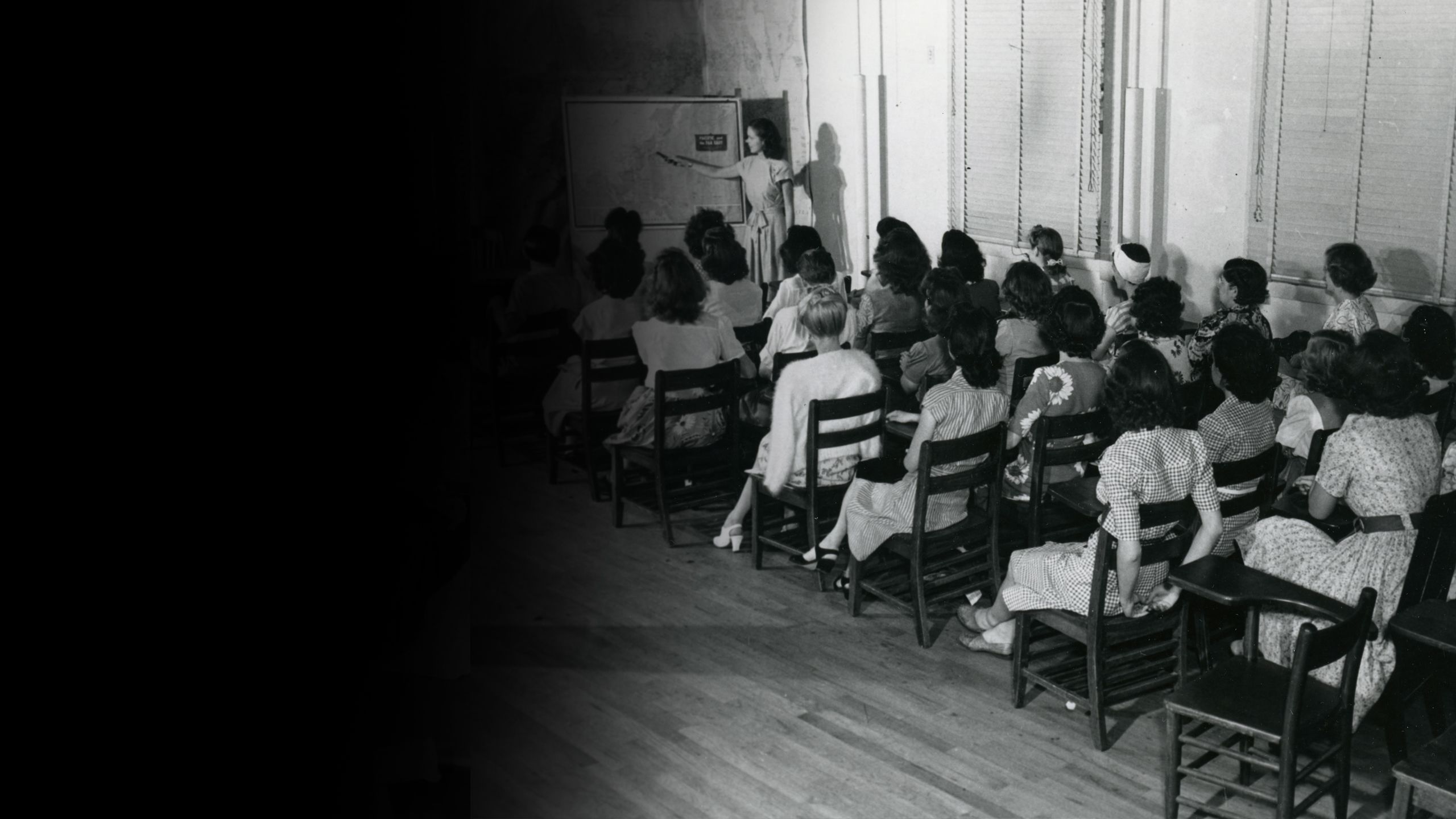Women in classroom, Arlington Hall Station, 1940's
