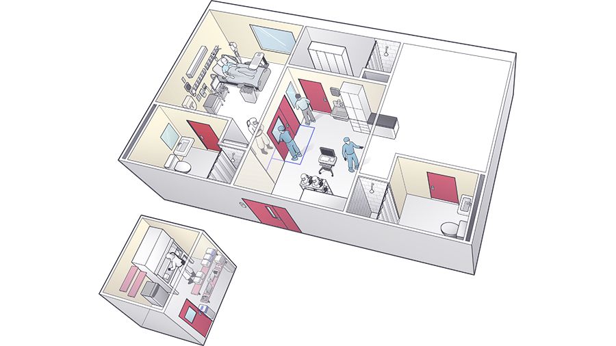 illustration of isolation unit