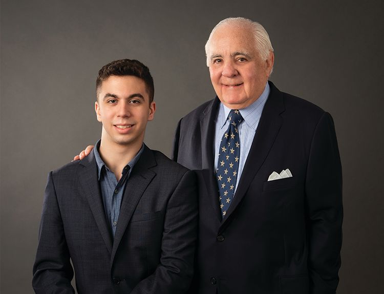 photo of Alec Russin with William L. Cohen