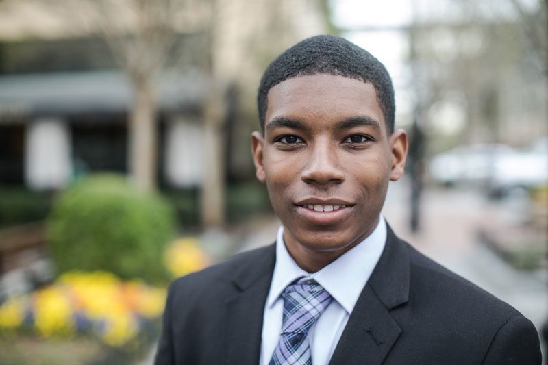 A portrait of Myles Dunn