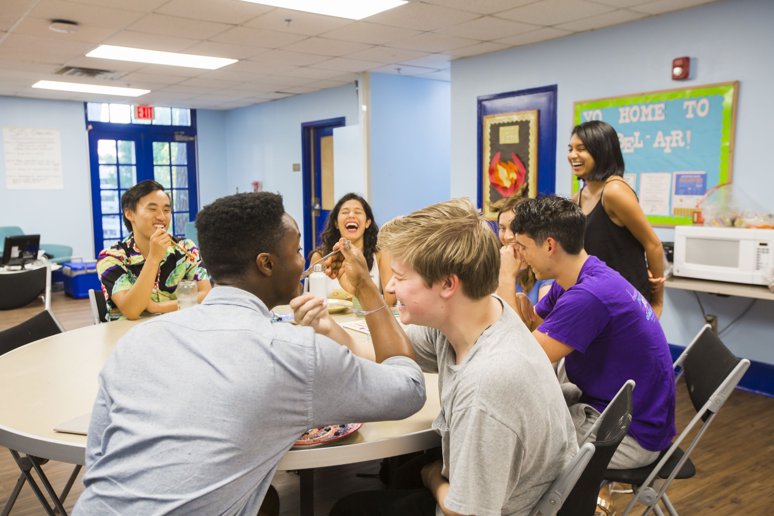 Emory Summer Scholars share a laugh together