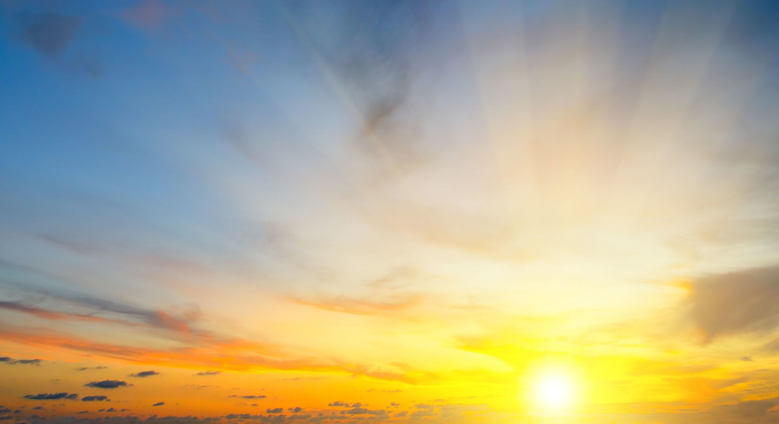 A sunrise