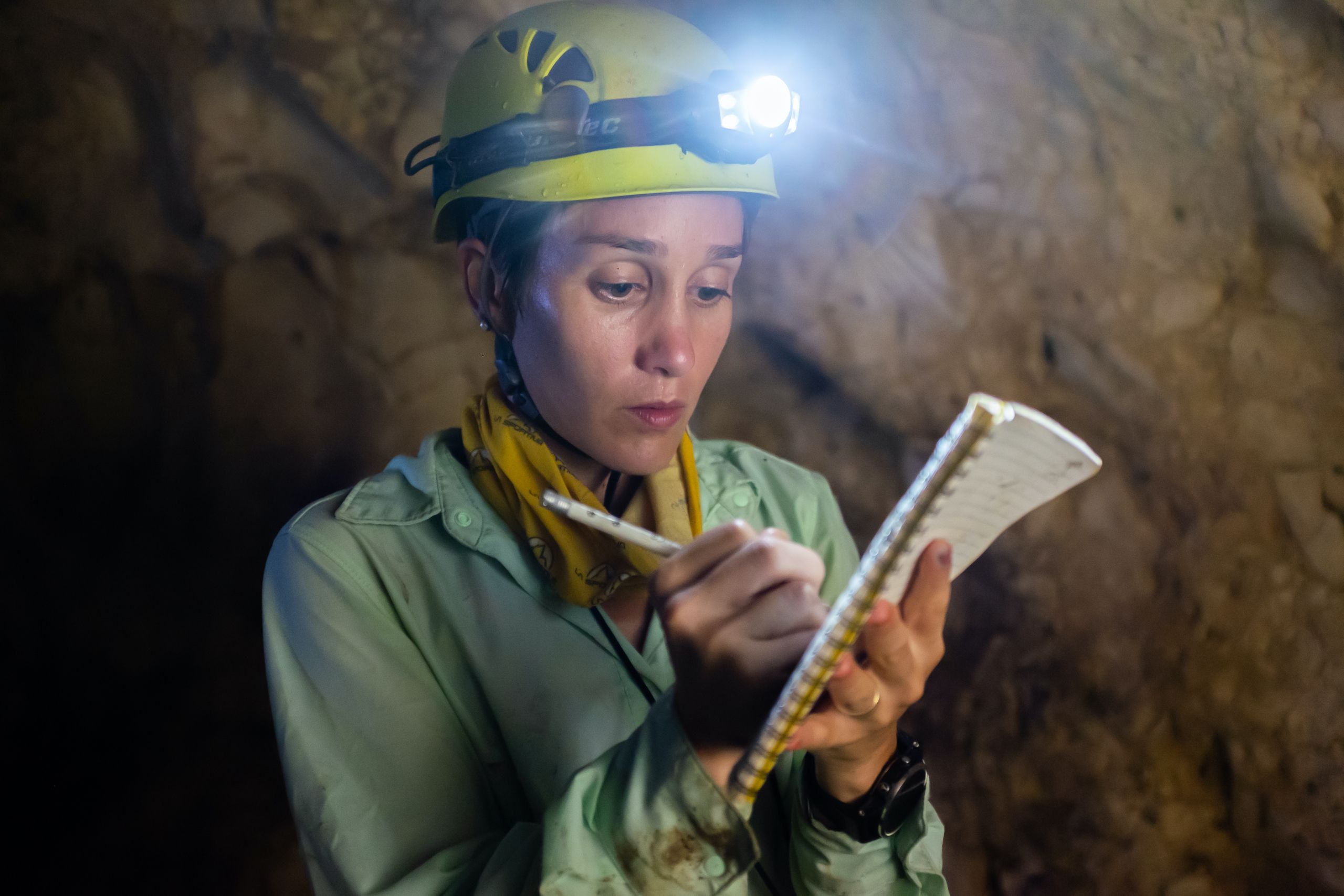 Amanda Vicente in the field.