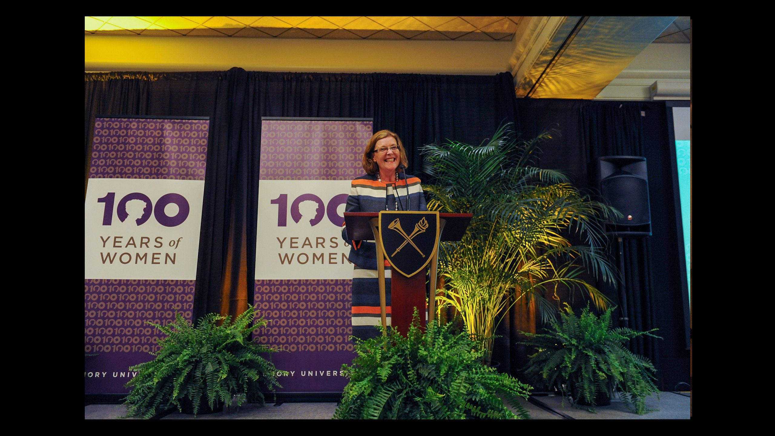 Claire Sterk at 100 Years of Women Awards ceremony