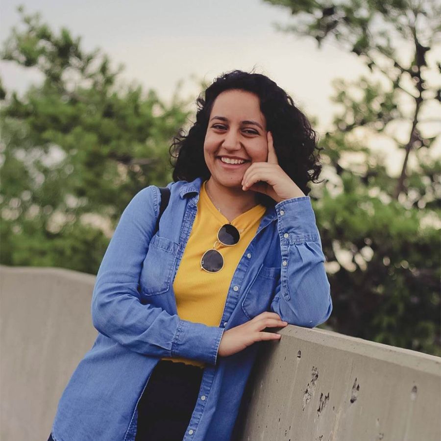 A portrait of Noor Abi Rached