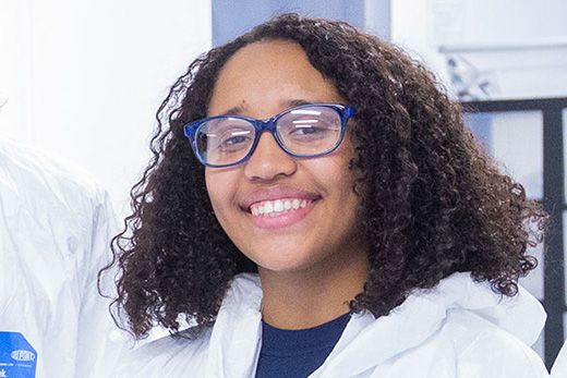 Student worker from Emory's ancient DNA lab