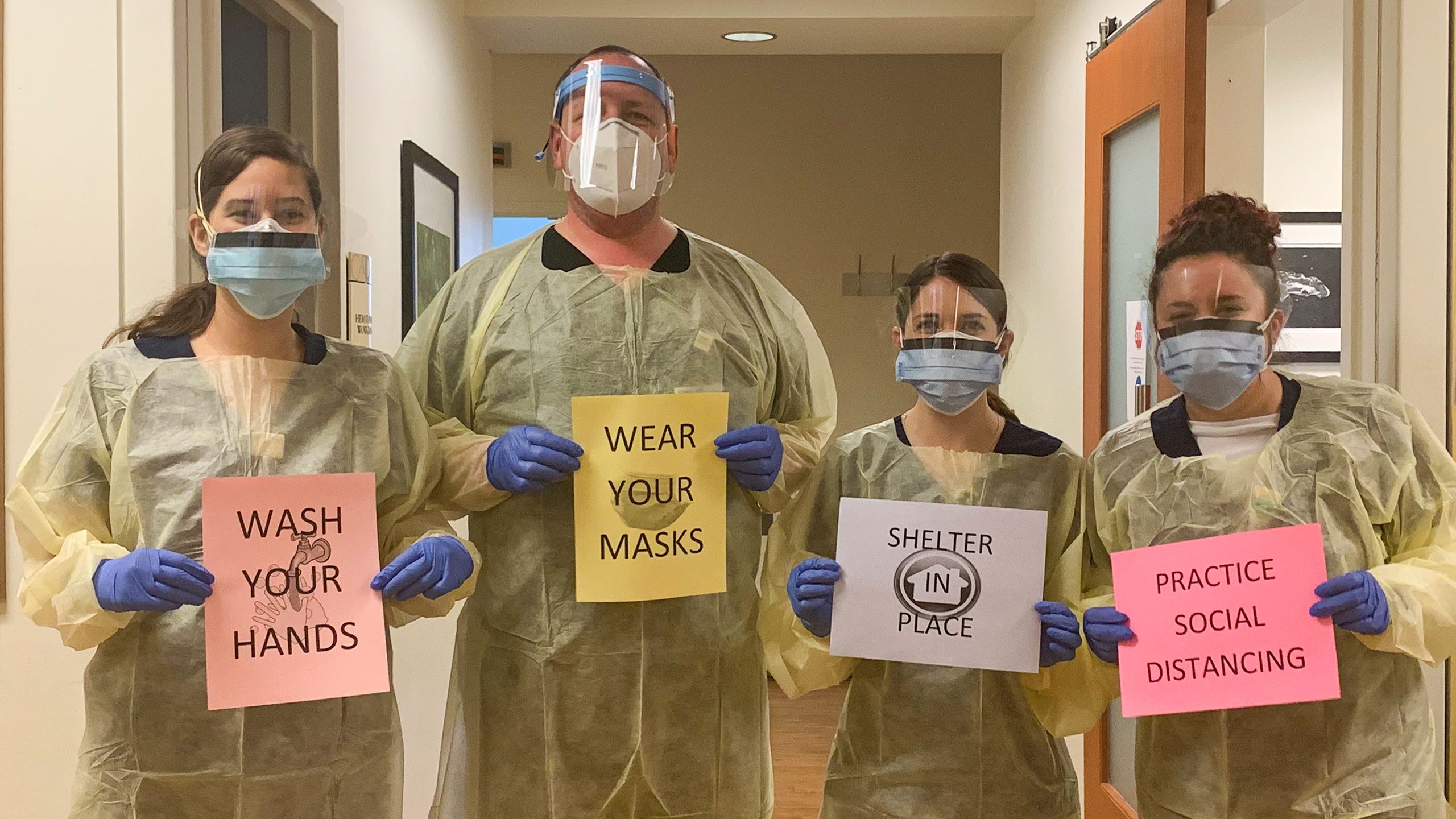 Nurses working during COVID pandemic