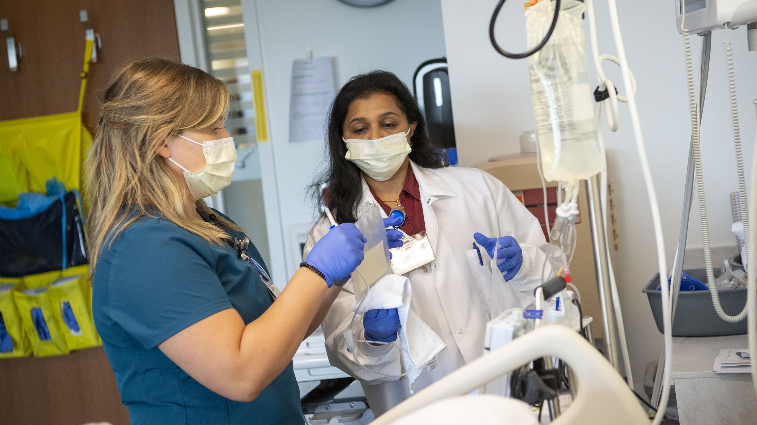 Photo series illustrating the CAR T-cell therapy process