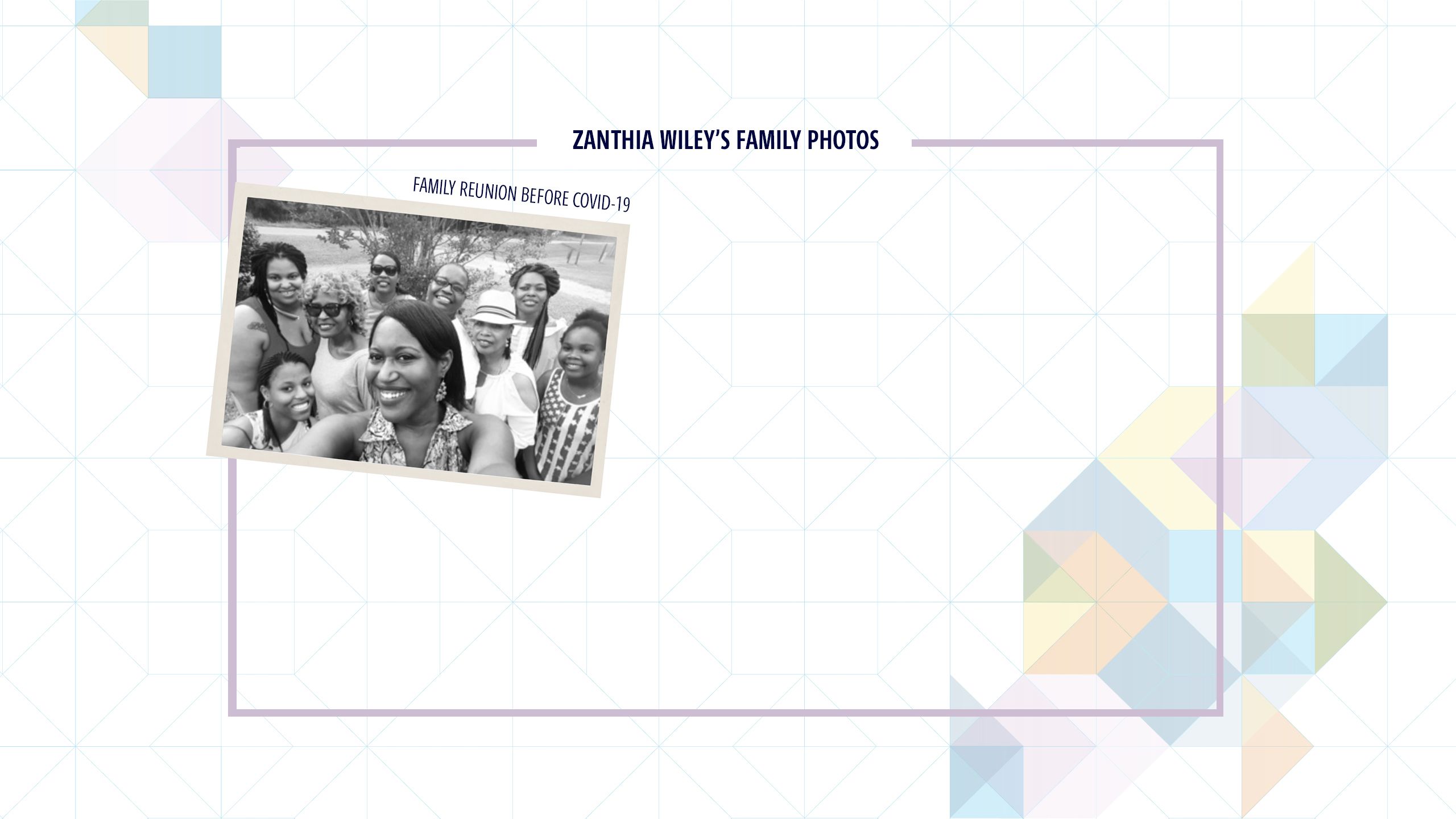 Slide show of Zanitha Wiley's family
