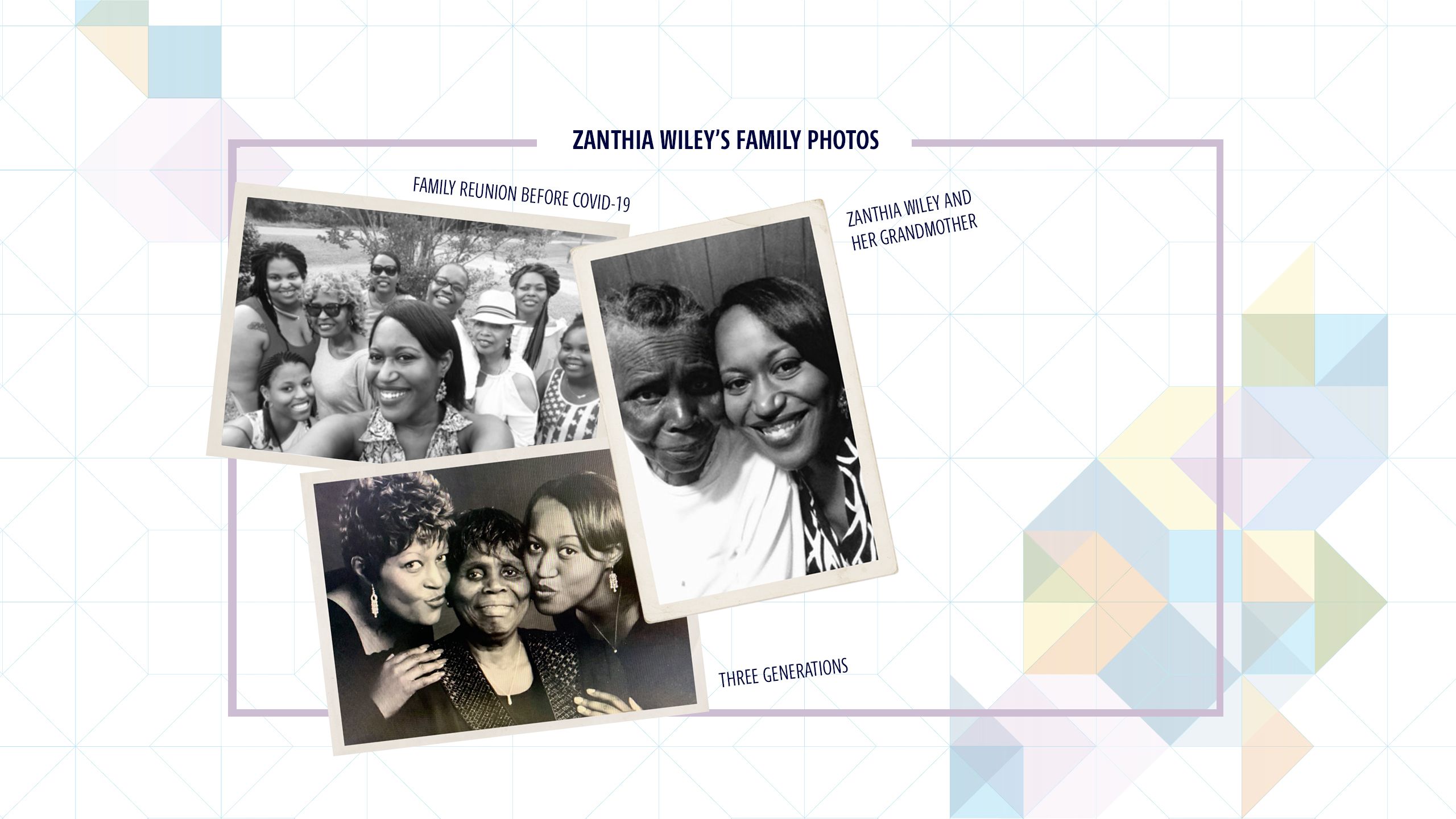 Zanthia Wiley with her grandmother 