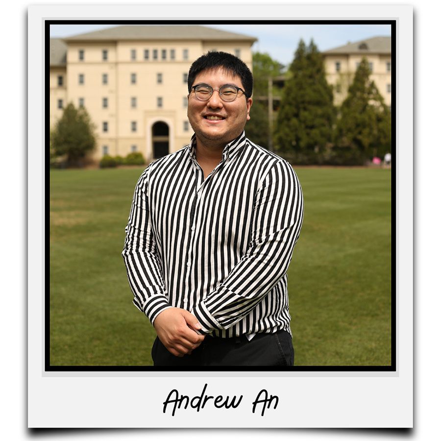 A Polaroid-style photo of Andrew An