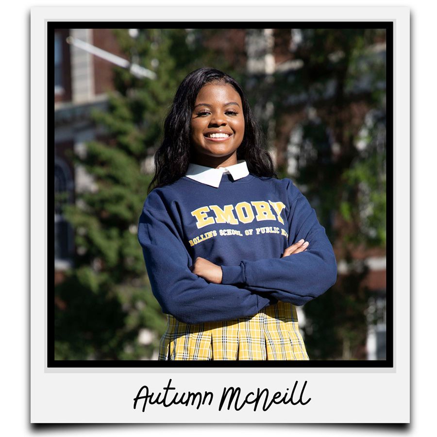 A Polaroid-style photo of Autumn McNeill