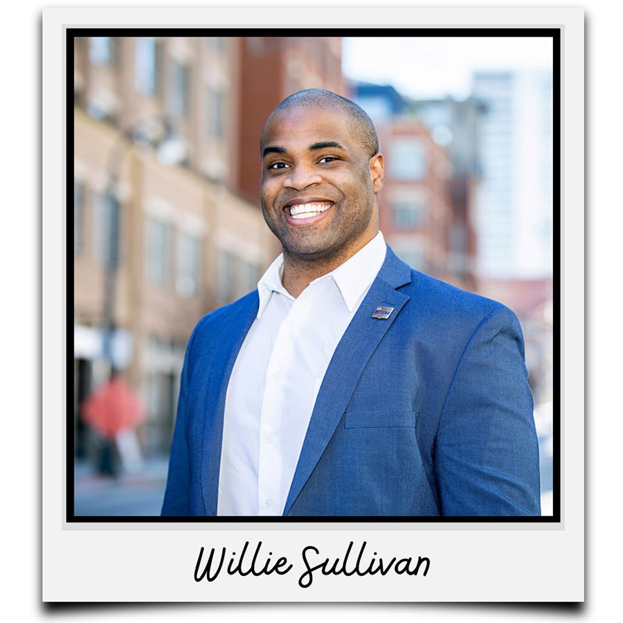 A Polaroid-style photo of Willie Sullivan