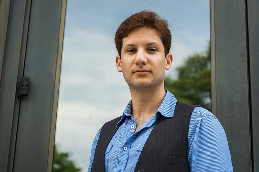 A portrait of Abdallah Al-Obaidi
