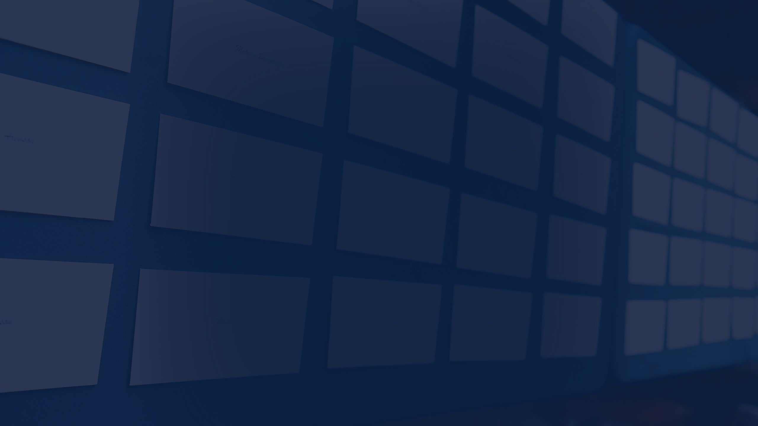 A blue background