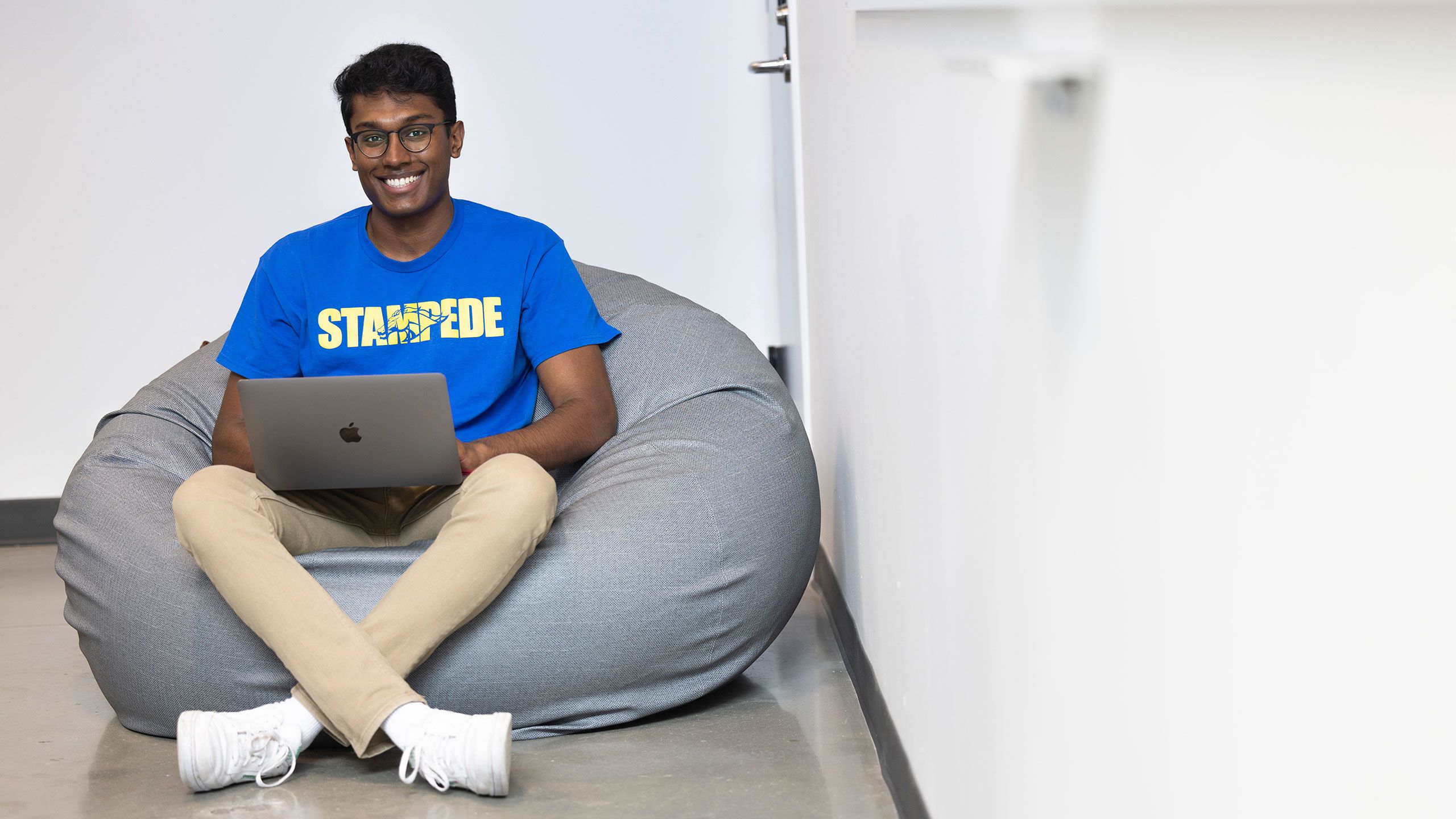 A portrait of Adway Gopakumar