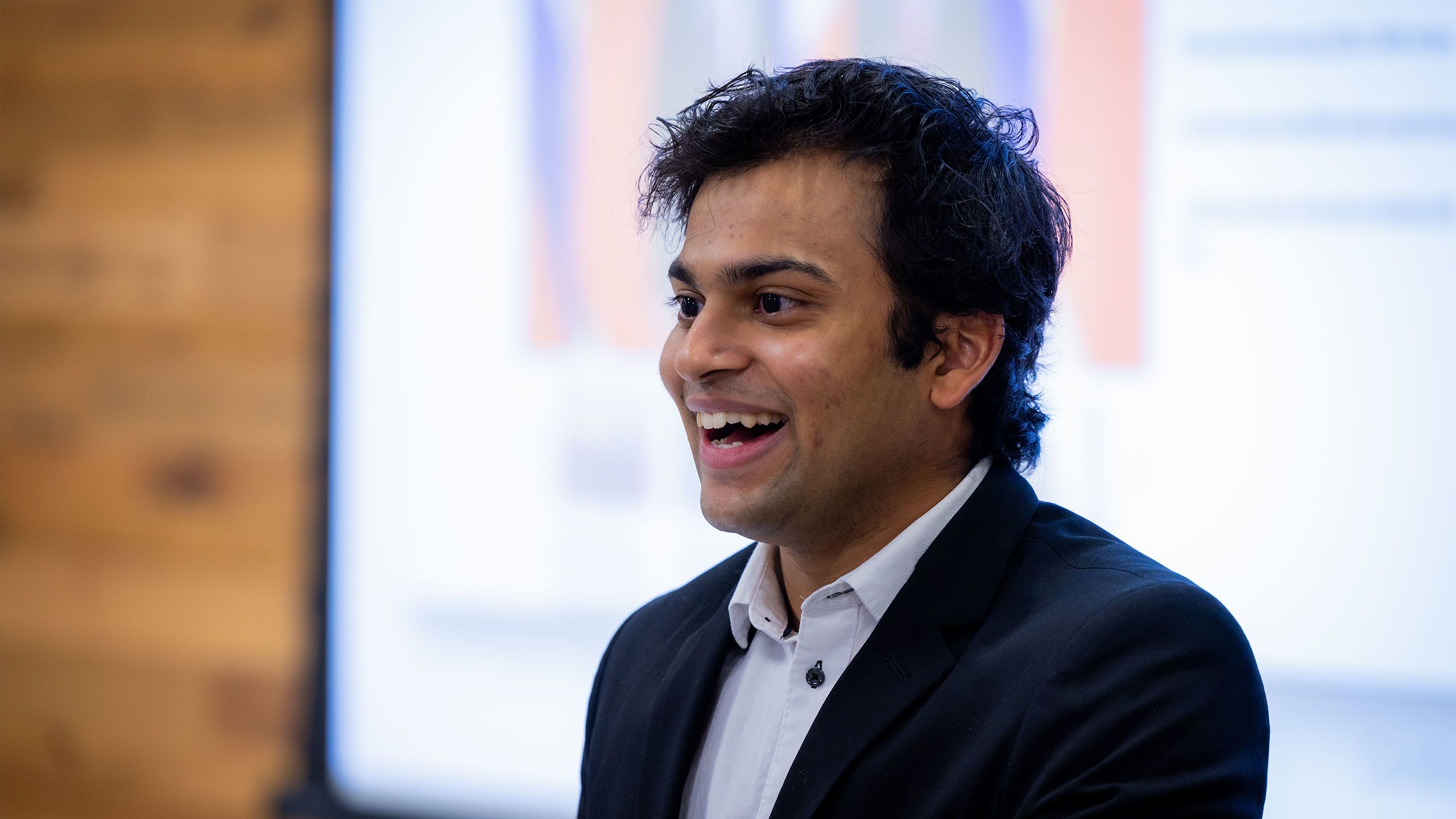 A portrait of Pratisth Pandey