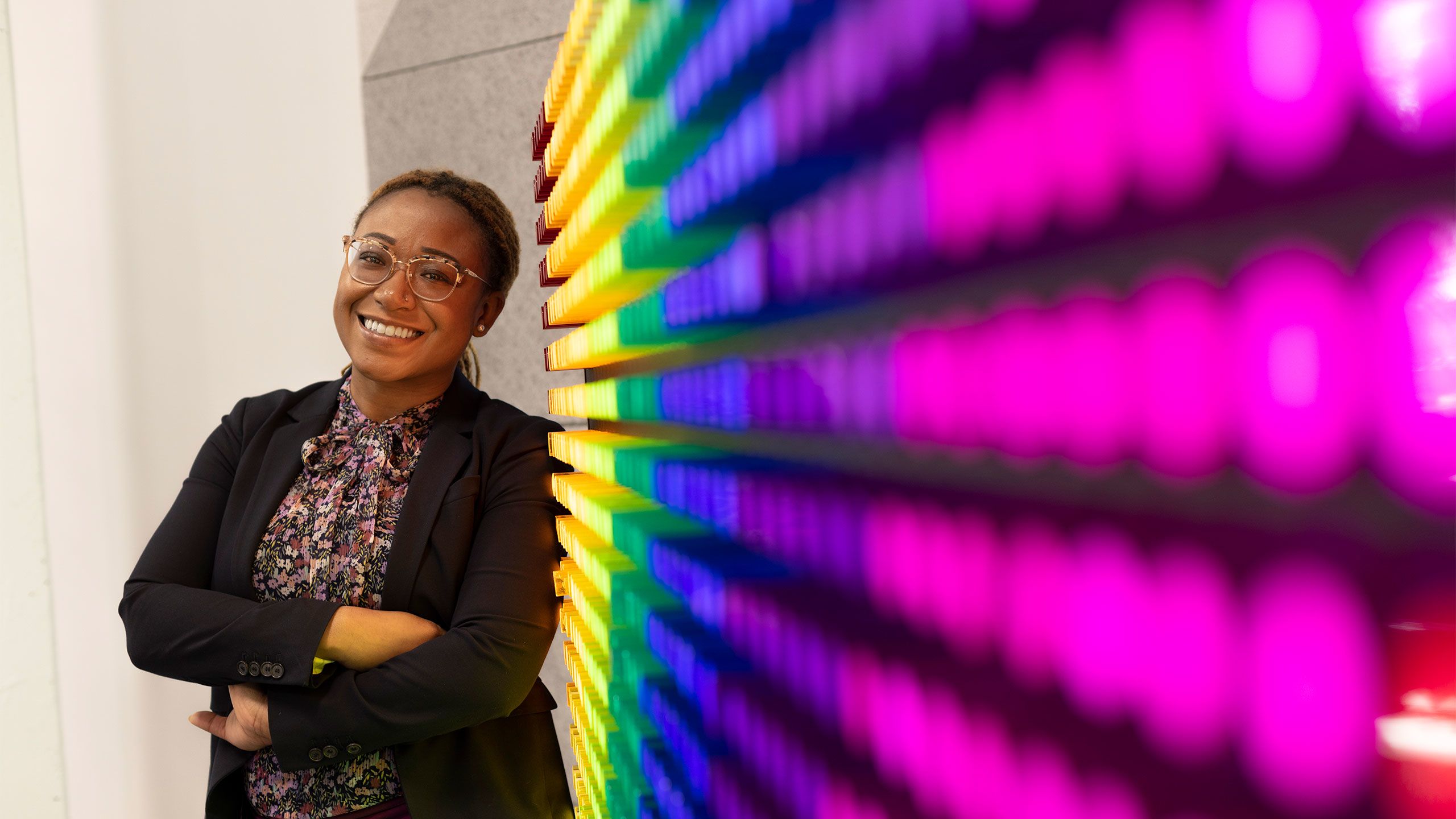 A portrait of Rae Hunter