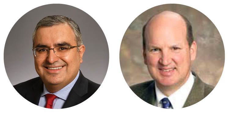 Portrait of Mani Daneshmand and Andrew Smith