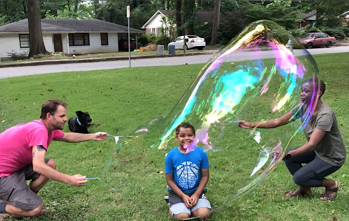 Fun With Bubbles!  Physics for Kids 