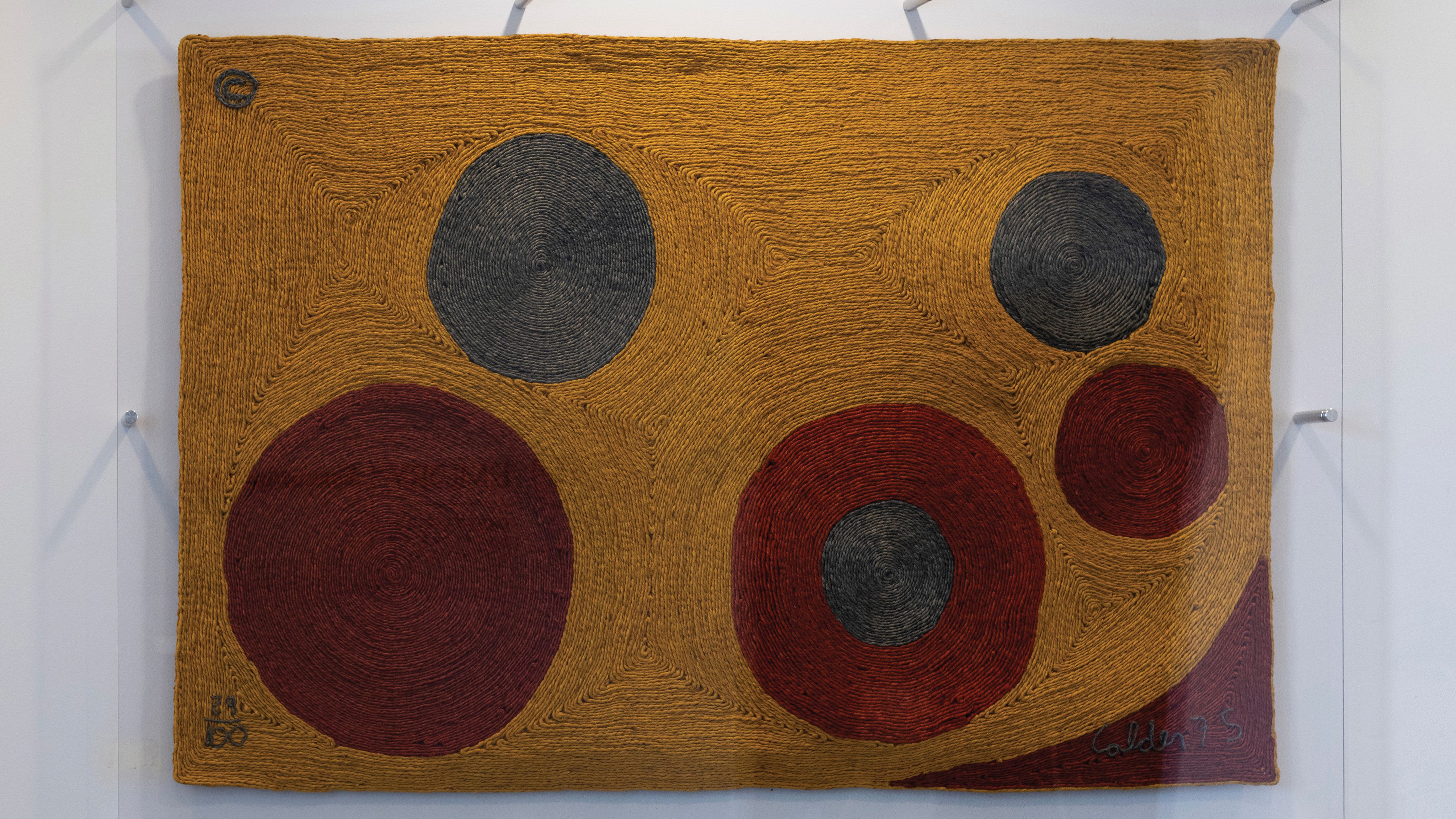 Photo of Red, Black, and Yellow Circles, 1973 by Alexander Calder