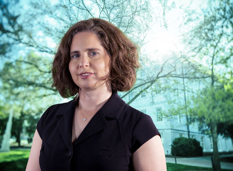 Photo of Lauren Klein, Winship Distinguished Research Professor and associate professor of English and quantitative theory and methods