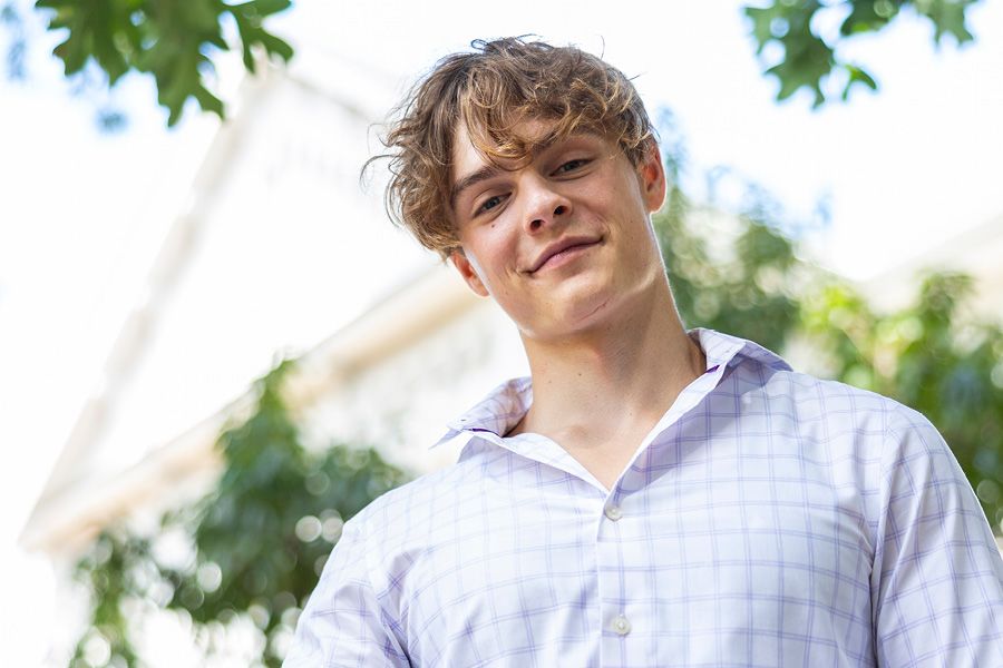 Photo of Emory first-year student James Gottlieb