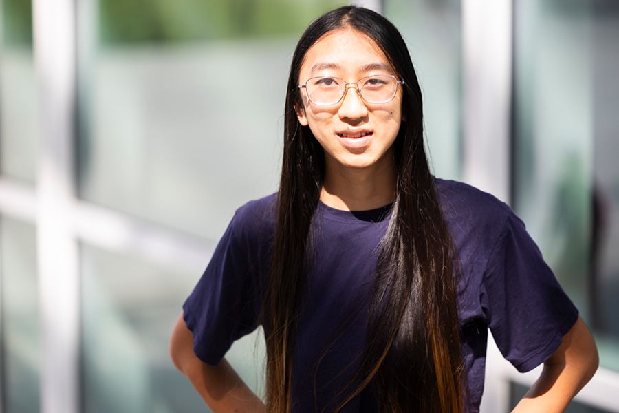 Photo of Emory first-year student Coralynn Yang