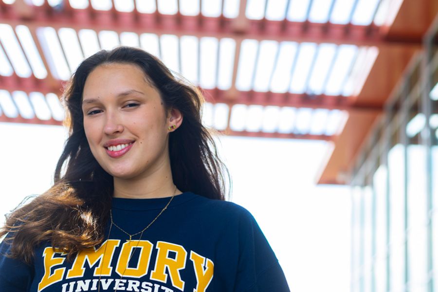 Photo of Emory first-year student Sofia Barbosa Slivinskis