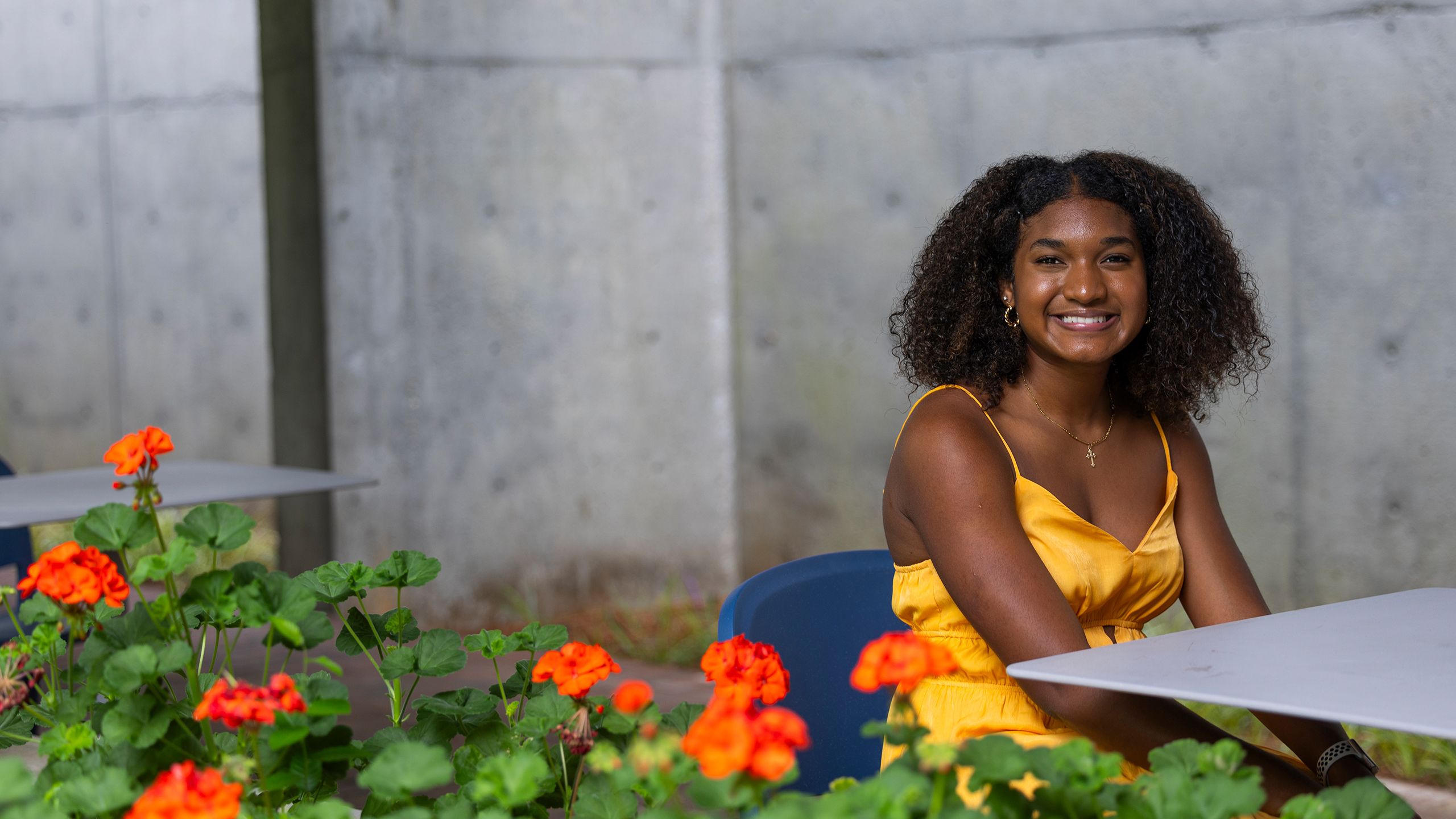 Photo of Emory first-year student Endia James