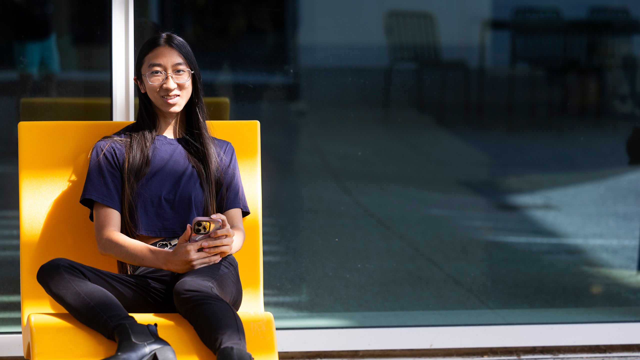 Photo of Emory first-year student Coralynn Yang