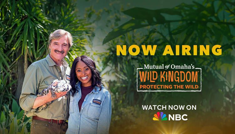 promo photo of Wild Kingdom co-hosts Rae Wynn-Grant and Peter Gros.